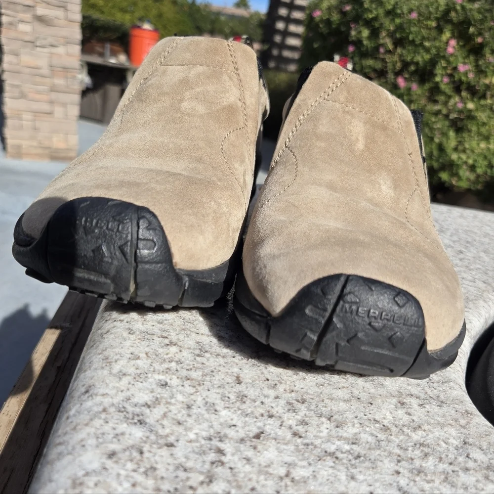 Merrell Junggle Moc Sz 7 Mens Classic Slip On Ortholite Comfort Insoles